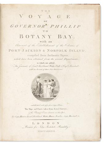 Phillip, Arthur (1738-1814) The Voyage of Governor Phillip to Botany Bay.